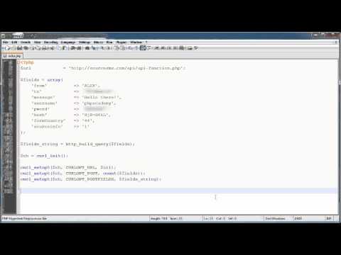 PHP Tutorials Sending SMS Messages with PHP Part 1 2