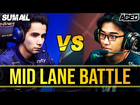 When TWO Best Mid Laner meet - SumaiL vs Abed - EPIC Mid Lane Battle! DOTA 2
