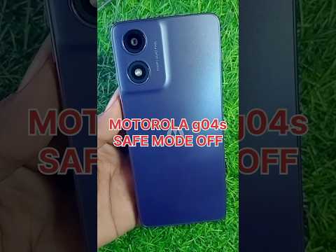 How To Off Safe Mode From MOTO G04S ⚡ Safemode Kaise Hataye ⚡ Safemode Off 🔥🔥 #shorts #viral #g04s