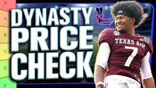 Updated Dynasty Rankings - Market Value Price Check - Dynasty Fantasy Football