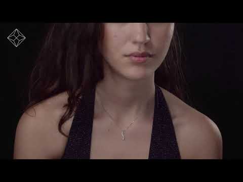 Lab Diamond Life Journey Pendant Necklace 0.25ct H/Si in 9K White Gold - NDG5233Y