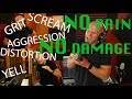 How To Scream Add Distortion Yell And Sing Aggressively WITHOUT Hurting Your Voice 3 Steps