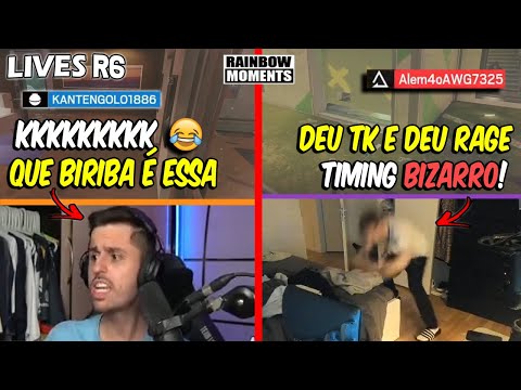 TIMING BIZARRO DO ALEMAO! RAZAH ERRANDO A BIRIBA, 1v4 DO NESK E MAIS - MELHORES MOMENTOS LIVES R6