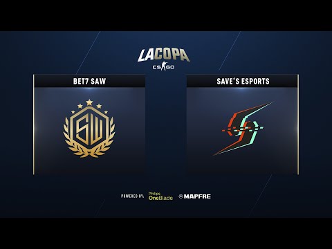 BET7 7SAW VS SAVE'S ESPORT | CSGO LA COPA  | FASE DE GRUPOS | Temporada 2020