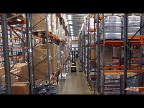 Drone Filming inside a Warehouse