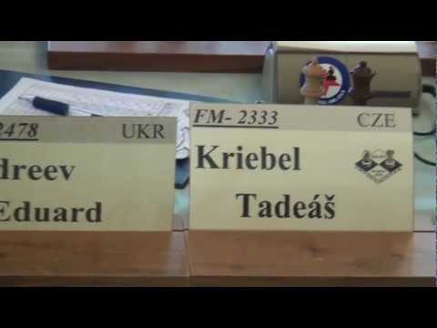 9.5. GM Eduard Andreev   - FM  Tadeáš Kriebel  1 - 0