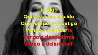 PATY CANTU ROMPO YO CONTIGO con letra