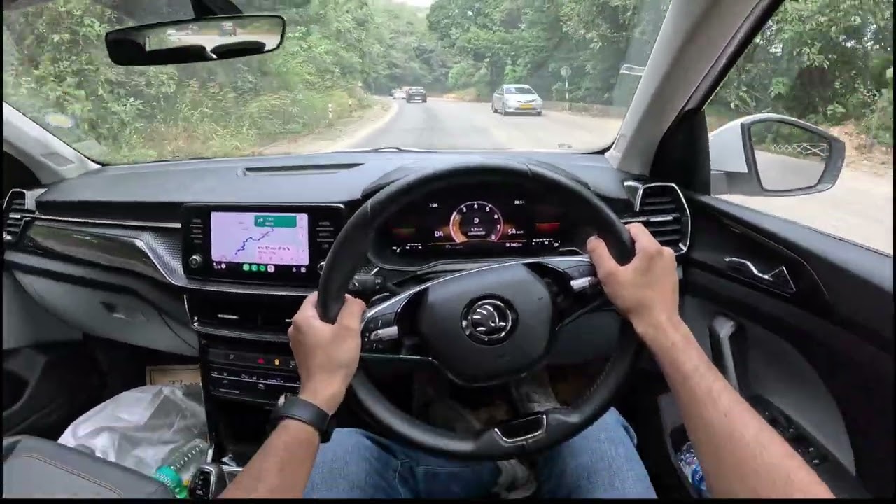 Shiradi Ghat Drive: Manipal to Bangalore | Škoda Kushaq 1.0 TSI AT | POV Drive | 4K