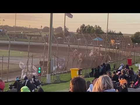 Luke Thomas Rollover Sprintcars Australian Title Premier Speedway 26/01/2024