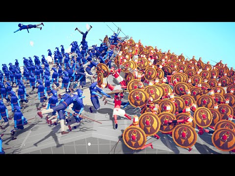 100x FARMER ARMY ⚔️ vs 🐪 100x EGYPT ARMY / Totally Accurate Battle Simulator ( TABS )