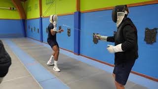 Leçon d'escrime Kim Ulric Seytor & Rémi Morlot