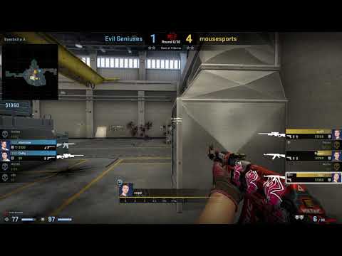 CS:GO POV Demo Mousesports ropz (38/17) vs Evil Geniuses (de_nuke)