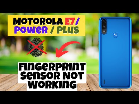 Motorola E7/ Power / Plus Fingerprint Sensor Not Working || Solution of Fingerprint sensor problem