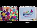 Barney S Beach Party Let S Go To The Beach Intro Comparison