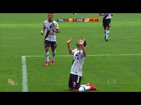 Gols Palmeiras 0 x 2 Vasco - Brasileirão 2015