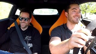 Driving the McLaren with Gareth Emery