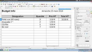 Tuto vidéo : Effectuer des calculs simples dans LibreOffice Calc