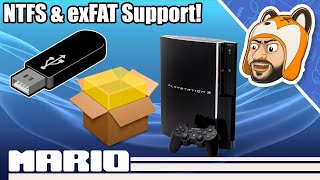 How to Install PS3 PKG Files from exFAT & NTFS USB Drives | Large 4 GB+ PKG Support!