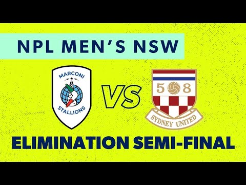 NPL Men's NSW Elimination Final: Marconi Stallions FC v Sydney United 58 FC