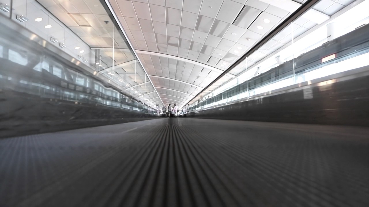 Endless Airport Escalator | 4K Relaxing Screensaver