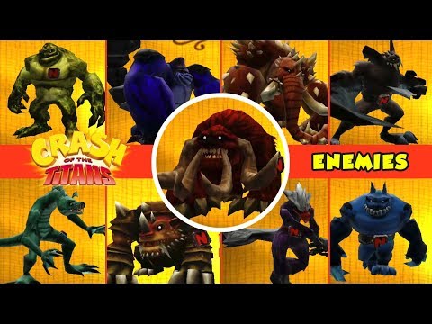 Crash of the Titans All Monsters Gallery (X360)