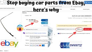 Stop buying car parts from Ebay