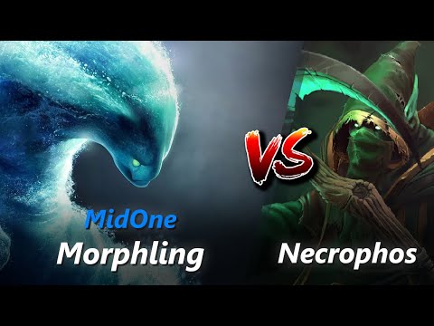 MidOne safelane Morphling vs Necrophos/Hoodwink | First 10 minutes