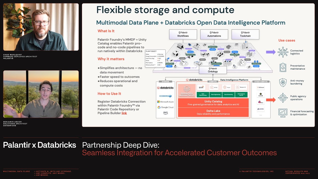Palantir and Databricks Forge Seamless Data Architecture for Operational AI - Video