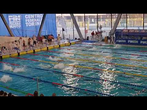 Miserocchi Lorenzo 100 farfalla Coppa Los Angeles Torino 2025 corsia 4