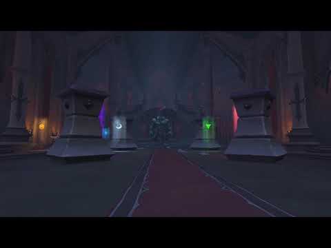 [4K60FPS] - WoW, Shadowlands, Tyrael - 291 - Kyrian CCLIX - green - moon - purple - red, DANCE!
