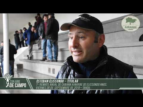 Esteban Elissondo - Cabaña Aiñarbe - Viernes 28 de septiembre de 2018 - Tandil