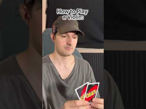 How to Play a Violin... for Beginners😂