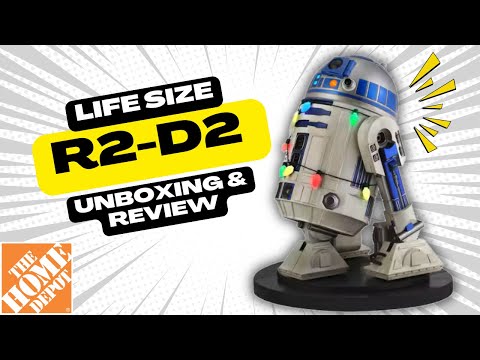 Home Depot’s Life Size R2-D2 Unboxing & First Mod #starwars #homedepot #r2d2 