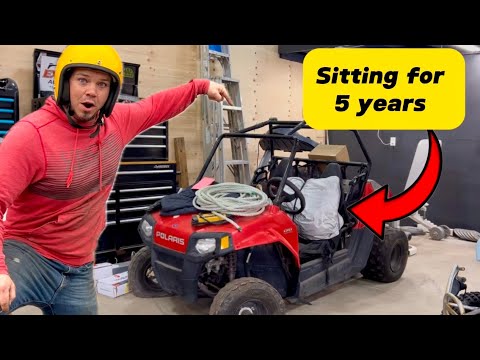 I bought my son a $1500 Polaris RZR that sat for 5 years! (Some assembly required)
