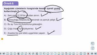 Eğitim Vadisi 11.Sınıf TDE 3.Föy Noktalama İşaretleri 2 Konu Anlatım Videoları
