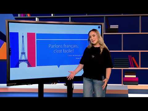 TeleŞcoala: Limba franceză, nivel A1 – lecţia 1 | Parlons français, c’est facile! (@TVR2)