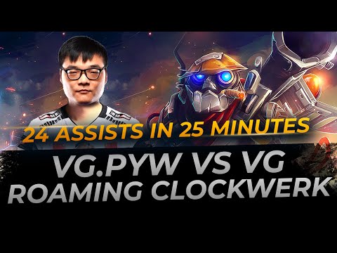 VG.Pyw Roaming Clockwerk vs VG | Full Gameplay Dota 2 Replay