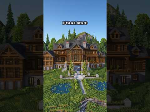 Mega Cabin Mansion #minecraft #minecraftbuilding #mcpe #house