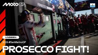 Download lagu UNSEEN: The great post-Misano Prosecco fight 🍾 | 2026 San Marino GP mp3