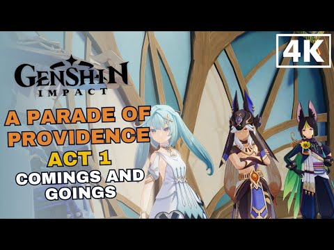 Genshin Impact - A Parade of Providence Act 1: Comings and Goings | Full Story JP Dub EN Sub 4K