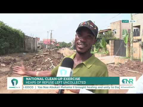 National Clean-Up aftermath: Waste and debris still line Accra roads