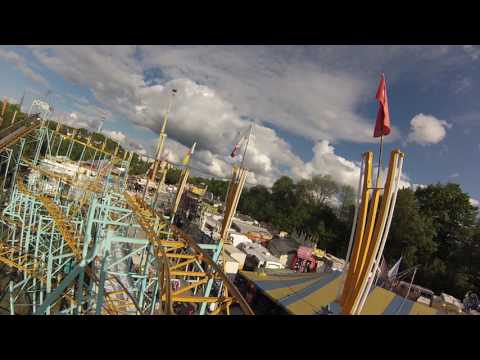 Berg & Tal Achterbahn - Schneider (Onride) Video Steinert Kirmes Lüdenscheid 2017