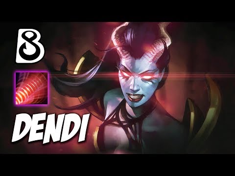 Dendi Queen of Pain - HELL SCREAM - Dota 2 Pro Gameplay