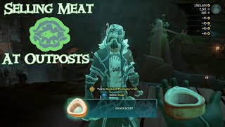 Selling Fish or Meat At Outposts in Sea Of Thieves