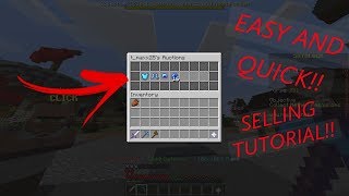 HOW TO SELL ITEMS TO OTHER PLAYERS!! (Easy and Quick Tutorial) Hypixel Skyblock Tutorial