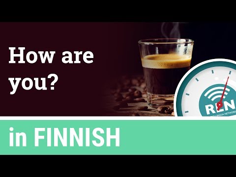 How to ask "how are you?" in Finnish - One Minute Finnish Lesson 9
