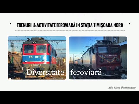 🚂🚄Trenuri & Activitate feroviară/trains & Rail Activity in Gara Timișoara Nord Station -01 Dec. 2021