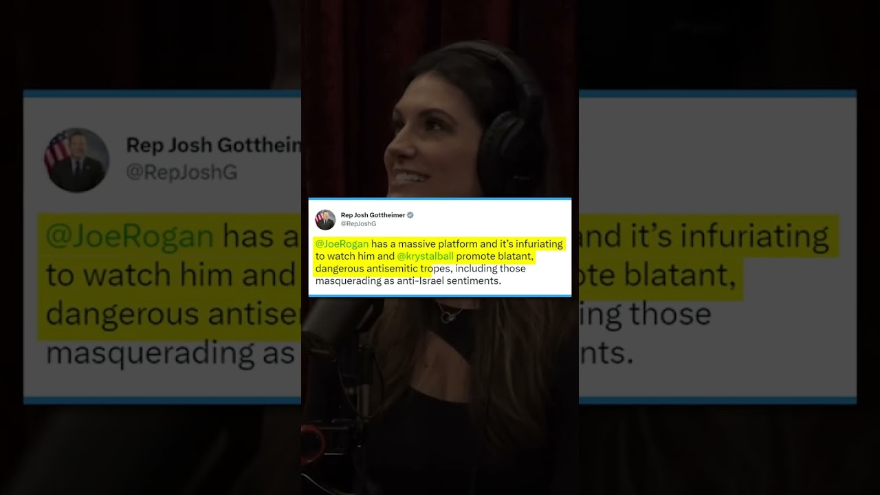 Joe Rogan, Krystal Ball ATTACKED As Anti-Semitic | Breaking Points #shorts