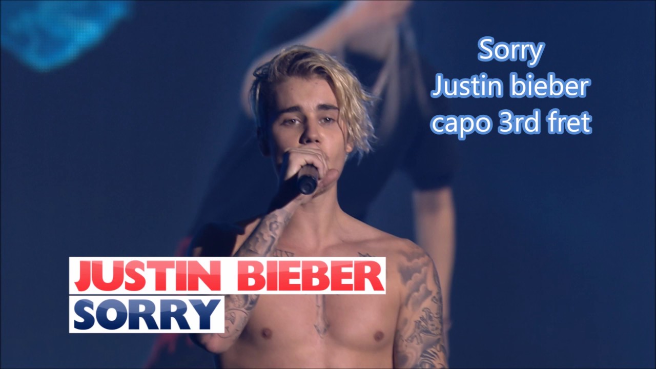 sorry justin bieber lyrics and chords