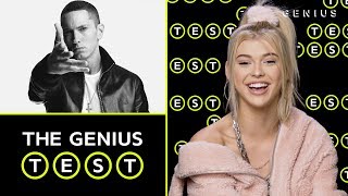 Loren Gray Takes The Eminem Quiz | The Genius Test